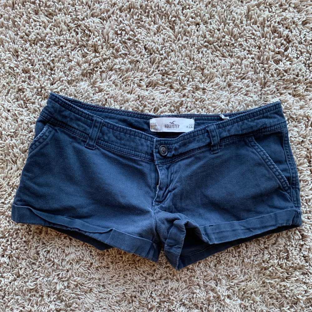 Hollister Navy Shorts Size 6